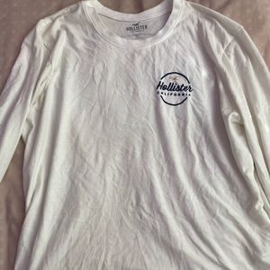 Hollister logo long sleeve top